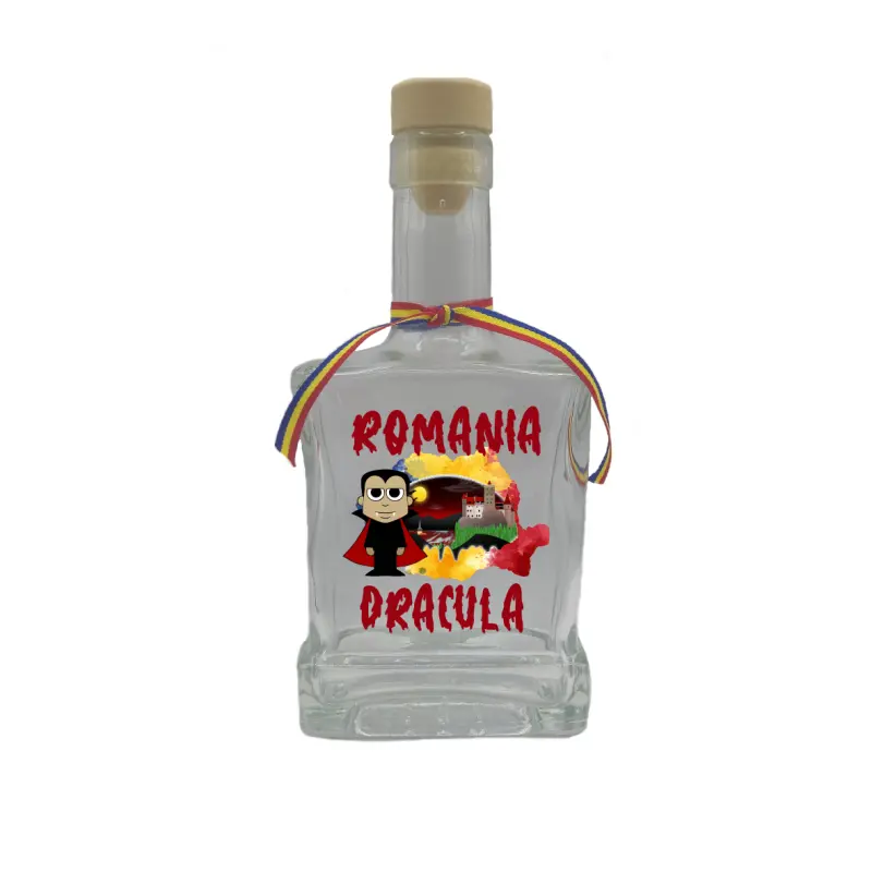 Dracula romania, sticla cu mesaj plata, 250 ml, model divgs179 24